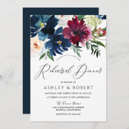Convites Marinho, Borgonha e Janto de Ensaio Floral