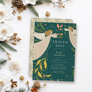 Convites Marinho  Chá de fraldas azul dos ângulos de envio 