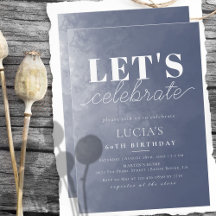 Marinho clássico azul fumaça 60º aniversário