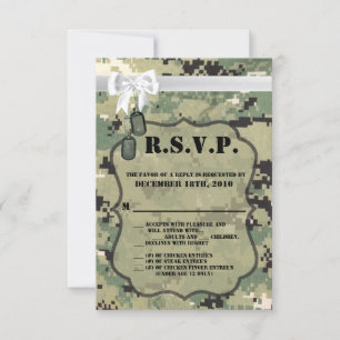 Convites marinho da placa R.S.V.P. 3.5x5 Tipo III Três Digi