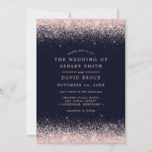 Marinho de Confetti Cor-de-Rosa Esbranquiçada Conv