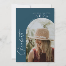 Marinho de Foto Mínimo Moderno - Festa de formatur