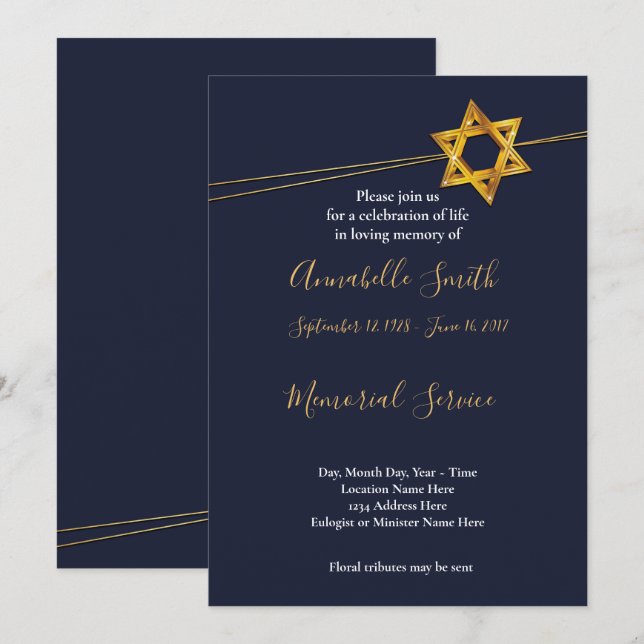 Convites Marinho e estrela de Ouro da memória    DavidLovin (Frente/Verso)