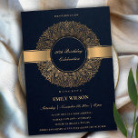 CONVITES MARINHO FAUX DOURADO MANDALA A QUALQUER ANO 50º AN<br><div class="desc">Se você precisar de qualquer outra personalização ou qualquer outro item correspondente,  entre em contato comigo em yellowfebstudio@gmail.com</div>