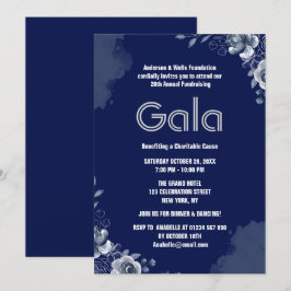 Convites Marinho Formal da festa da Bola Gala Corporativa