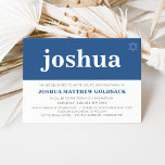 Convites MARINHO SIMPLES MITZVAH legal da estrela judaica<br><div class="desc">Um design de tendências e simples para os CONVITES MITZVAH do BAR do seu filho. Uau, seus amigos e família com este pequeno número;DSetup como modelo é simples para você adicionar seus próprios detalhes, adicionar sua foto ou clicar no botão personalizar e você pode adicionar ou alterar texto, fontes, tamanhos...</div>