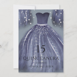 Convites Marinho Sob O Mar, O Vestido Da Sereia Quinceanera