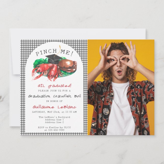 Convites Marisco Arrefece-Me! Graduação Engraçada (Frente)