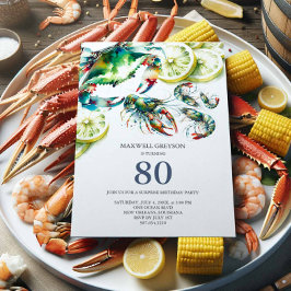 Convites Marisco Boil 80 Birthday Invances