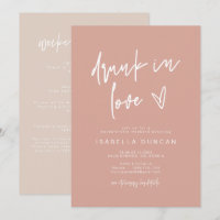 MarLO Boho Blush Pink Bebado Na Bachelorette Apaix