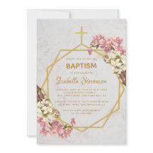 Mármore Dourado Floral Orquídeas Rosa Geométrico B