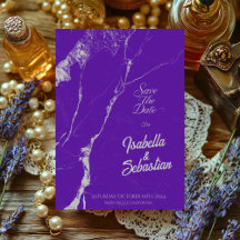 Mármore Roxo Elegante Salve a Data de Fervura