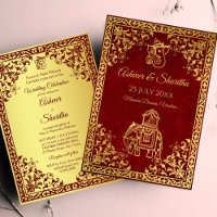 Maroon e noivos de elefantes de casamento indianos
