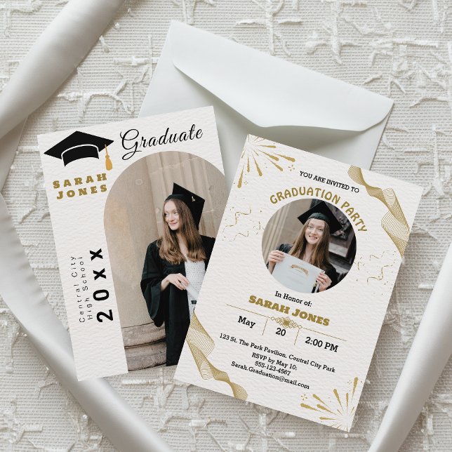 Convites Marque sua conquista: Festa de formatura (Criador carregado)