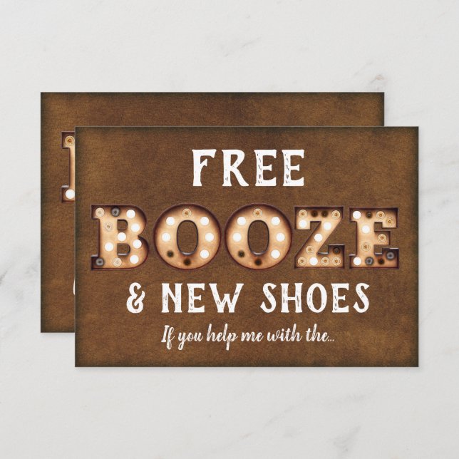 Convites Marquey, você será minha melhor placa de homem (Frente/Verso)