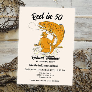 Convites Marrete em 50 anos de pesca e 50 anos de idade