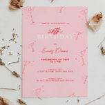 Convites Martini branco desenhado martini 50ª Festa de aniv<br><div class="desc">Este convite de aniversário branco é perfeito para a 50ª festa de aniversário com borda retrorreflectora desenhada à mão. Para personalização mais avançada deste design, por exemplo, alteração do layout, da fonte ou do tamanho do texto, clique no botão "PERSONALIZAR" acima. Por favor, entre em contato comigo para qualquer pergunta!...</div>