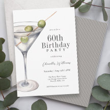 Martini Cocktail 60ª Festa de aniversário