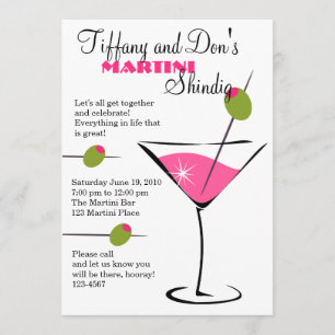 Convites Martini Shindig!