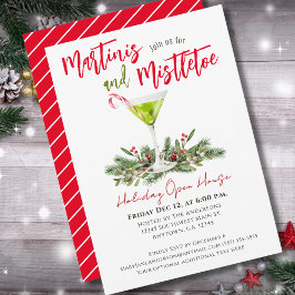Convites Martinis e Azevinho Festa de Natal Casa Aberta