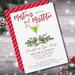 Convites Martinis e Visgo Casa Aberta de Natal