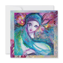 MÁSCARA AZUL SENHORA Elegante Festa de Máscaras Ca