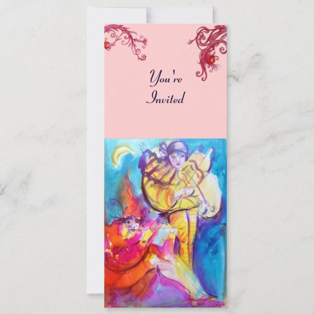 CONVITES MÁSCARA VENEZIANA / NOTURNO MUSICAL (Frente)