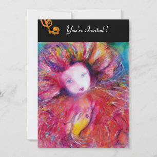 CONVITES MÁSCARA VERMELHA / FESTA DE MÁSCARAS DE MARDI GRAS