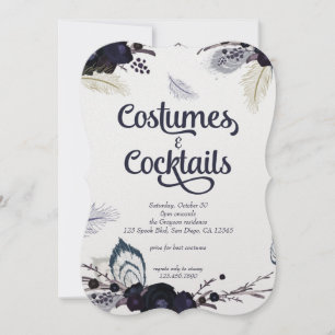 Convites Mascarada Bash de Halloween