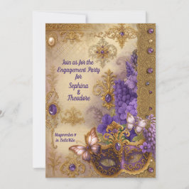 Convites Mascarada Garden Romance | BellaVille Bridal