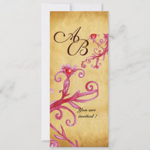 CONVITES MASCARADA MAGIC BERRIES MONOGRAM,