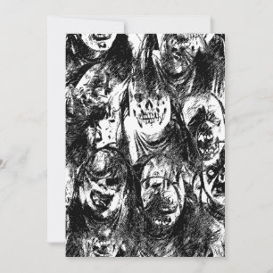 Convites Máscaras assustadoras