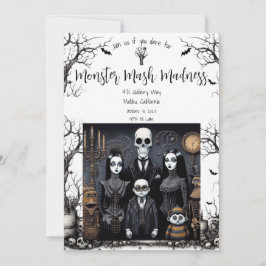 Convites Mash do Monstro do Partido das Bruxas