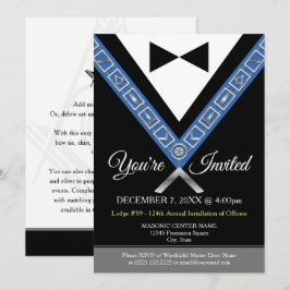 Convites Masônicos | Freemason Tuxedo Jewel