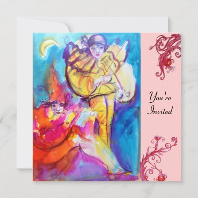 CONVITES MASQUERADE VENEZIANA  / NOTURNO MUSICAL (Frente)