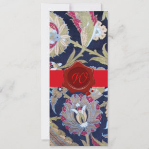 CONVITES MASSA AZUL VERDE E NEGRA, MONOGRAMA DE SEAL DE CER