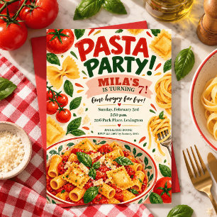 Convites Massa Ciao Massa Aniversário Comida Italiana Tomat
