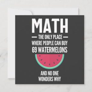 Convites Matemática. Engraçado Math Sarcasm Cote Gift