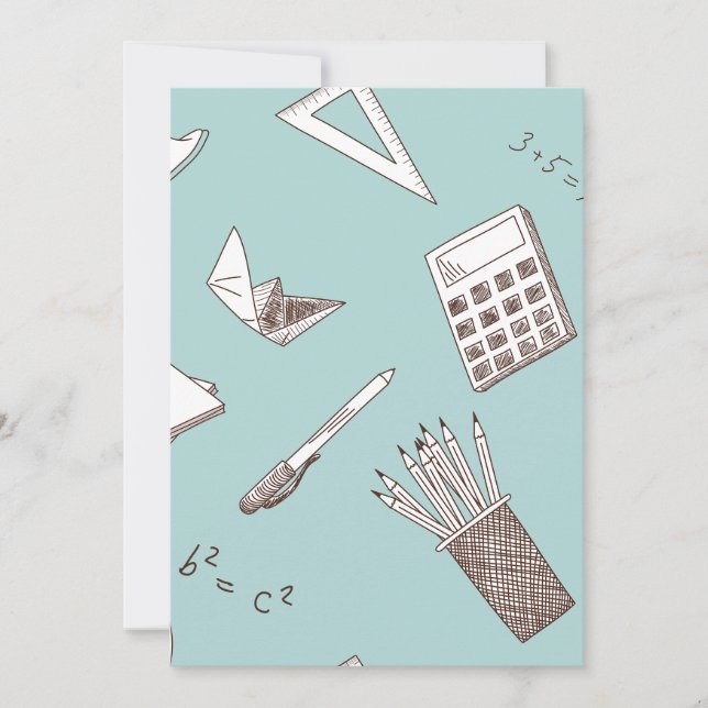 Convites Matemática na escola (Frente)