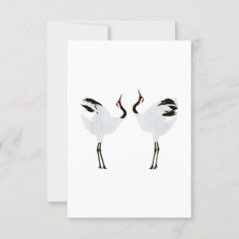 Convites Mating Cranes