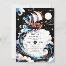 Matrizes com Aquarela Magnética Pirata Birthday
