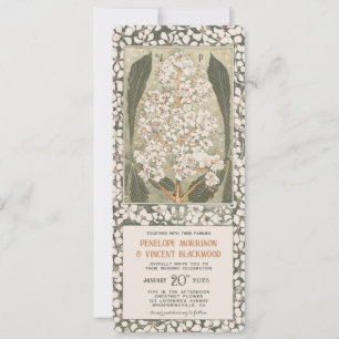 Convites May Chestnut Flower - Casamento vintage