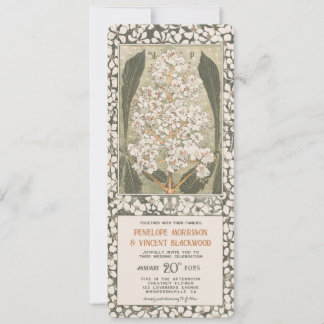 Convites May Chestnut Flower - Casamento vintage