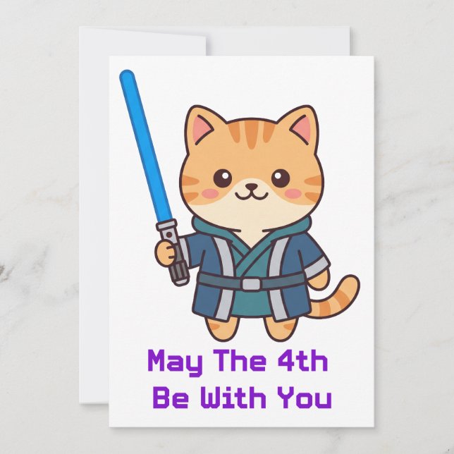 Convites May the 4th Be With You (Frente)