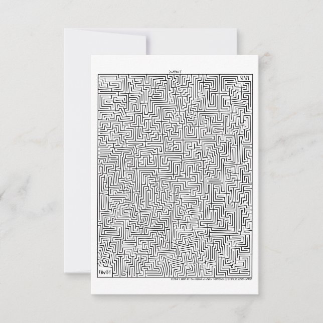 Convites Mayan 1 Maze incrível!Convite (Frente)