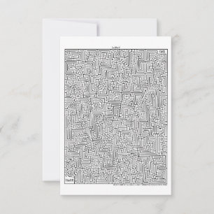 Convites Mayan 1 Maze incrível!Convite