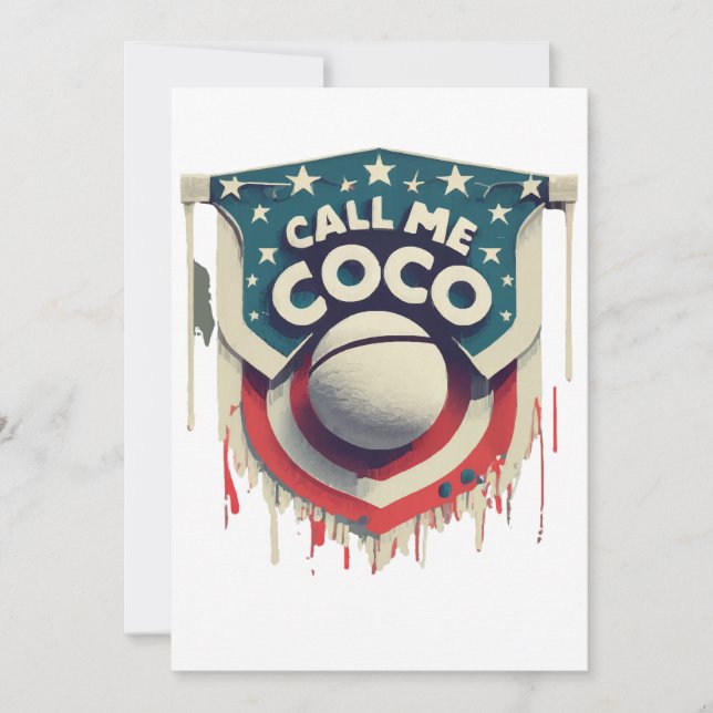 Convites Me Chame de Campeão do Coco (Frente)