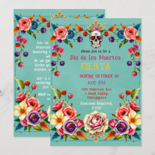 Convites 💀 🎉 Me Encaixe, Día de los Muertos