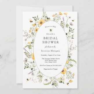 Convites Meant to Bee Bridal Shower | Floral Garden 