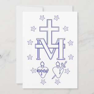 Convites Medalha de Nossa Senhora das Graças Arte Fina Mila
